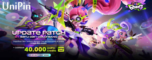 [New Patch Update] – Dapatkan Skin Baru ColorBANG dengan UniPin & Raih Cashback s.d 40.000 UniPin Credits